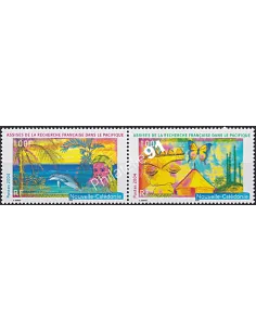 NOUVELLE CALEDONIE, n° 932 à 933, collection timbres Dom-Tom