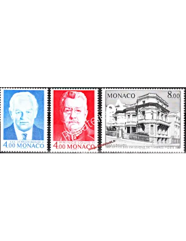 MONACO - n° 1562 à 1564 - Cinquantenaire de l'O.E.T.P. - Rainier