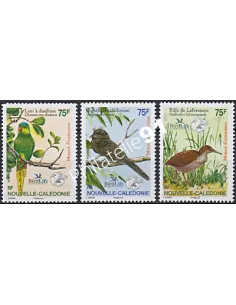 NOUVELLE CALEDONIE, n° 978 à 980, oiseaux, collection timbres Dom-Tom