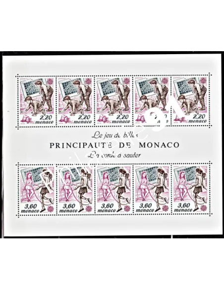 Timbres de MONACO - BF n° 46 - Europa - Jeux d'enfants