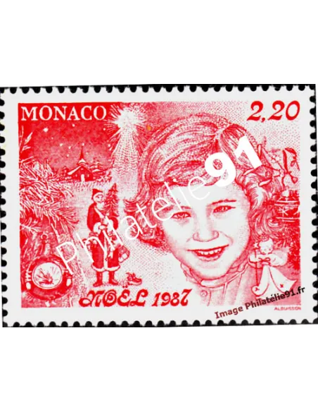 MONACO - n° 1599 - Noël - Joie des enfants