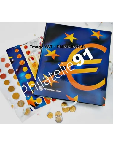 Reliure euro volume I + recharges, Matériel numismatiques
