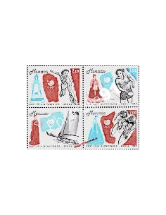 MONACO - n° 1645 à 1648 - Jeux olympiques d'été - Séoul