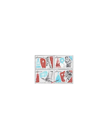 MONACO - n° 1645 à 1648 - Jeux olympiques d'été - Séoul