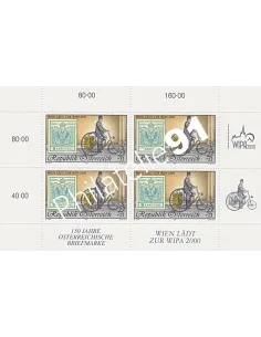 AUTRICHE, n° 2051 en Feuille, Collection timbres Europe