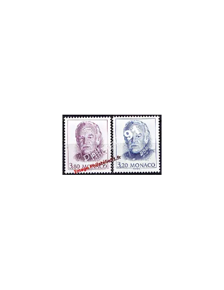 MONACO - n° 1722 - 1723 - S.A.S. Rainier III