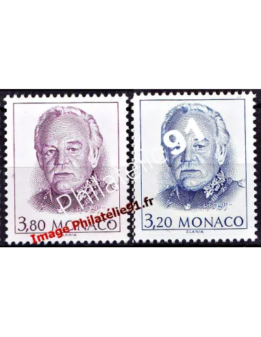 MONACO - n° 1722 - 1723 - S.A.S. Rainier III
