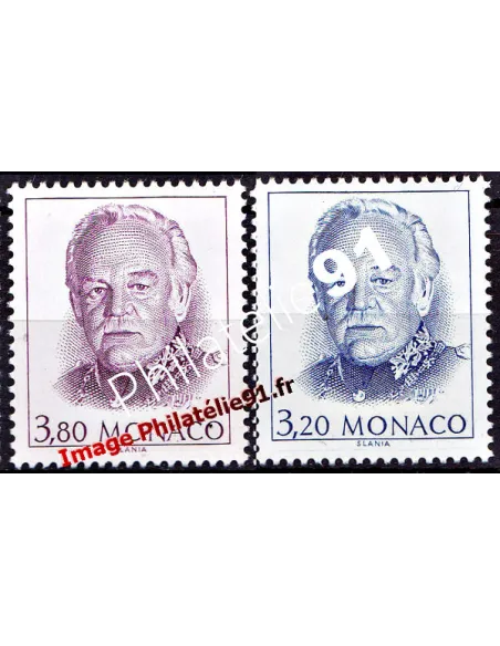 MONACO - n° 1722 - 1723 - S.A.S. Rainier III