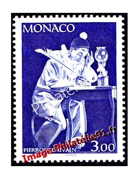 MONACO - n° 1738 - -Pierrot écrivant-