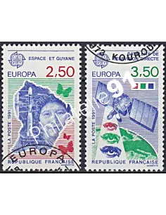 Timbre n° 2696 à 2697  oblitéré, Collection timbres France