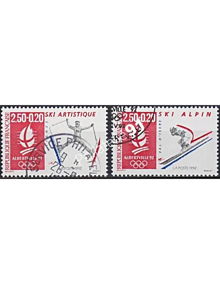 Timbre n° 2709 à 2710  oblitéré, Collection timbres France
