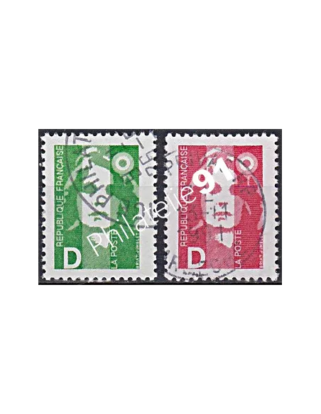 Timbre n° 2711 à 2712  oblitéré, Collection timbres France