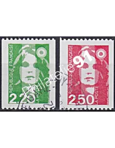 Timbre n° 2718 à 2719  oblitéré, Collection timbres France