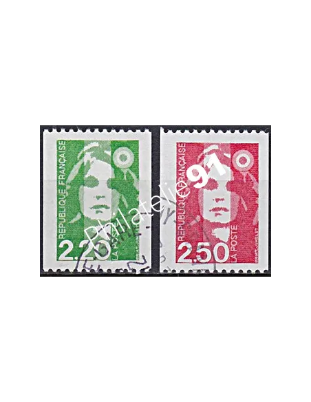 Timbre n° 2718 à 2719  oblitéré, Collection timbres France