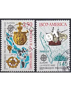 Timbre n° 2755 à 2756  oblitéré, Collection timbres France