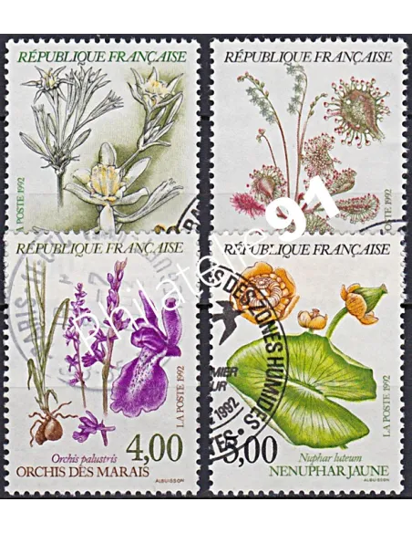 Timbre n° 2766 à 2769  oblitéré, Collection timbres France
