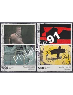 Timbre n° 2779 à 2782  oblitéré, Collection timbres France