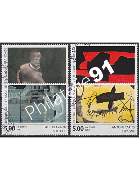 Timbre n° 2779 à 2782  oblitéré, Collection timbres France