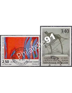 Timbre n° 2797 à 2798  oblitéré, Collection timbres France