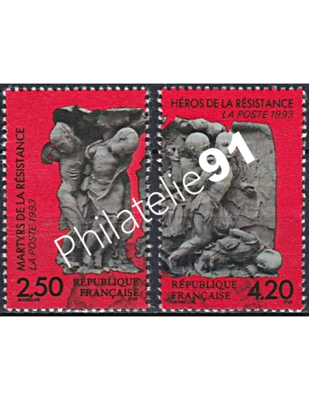 Timbre n° 2813 à 2814  oblitéré, Collection timbres France
