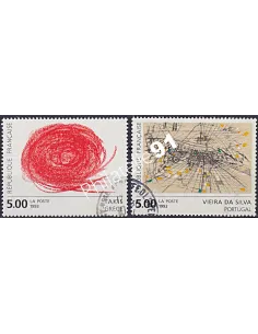 Timbre n° 2834 à 2835  oblitéré, Collection timbres France