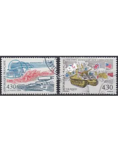 Timbre n° 2887 à 2888 oblitéré, collection timbres France