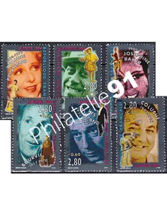 Timbre n° 2897 à 2902 oblitéré, Collection timbres France