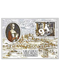 Feuille 5161-5162 Les Grandes Heures de l’Histoire de France, timbres France