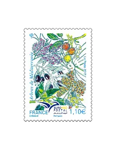 Timbre 5164 EUROMED Arbres de Méditerranée, timbres France