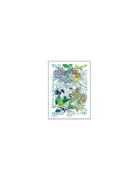 Timbre 5164 EUROMED Arbres de Méditerranée, timbres France
