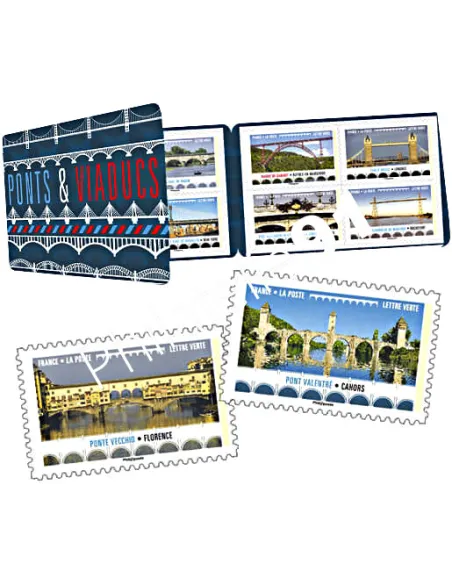 Carnet 1466 Ponts et viaducs, timbres France