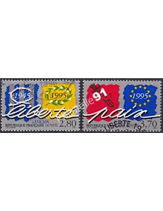 Timbre n° 2941 à 2942 oblitéré, Europa, collection timbres France