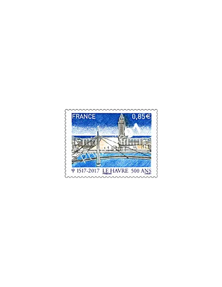 Timbre n° 5166 500 ans de la fondation du Havre, timbres France