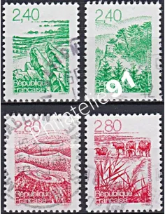 Timbre n° 2949 à 2952  oblitéré, Collection timbres France