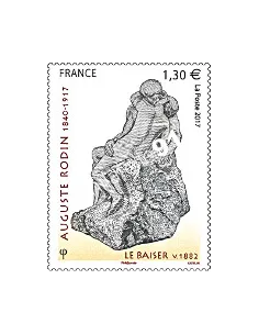 Timbre n° 5168 Auguste Rodin 1840-1917,Le Baiser, timbres France