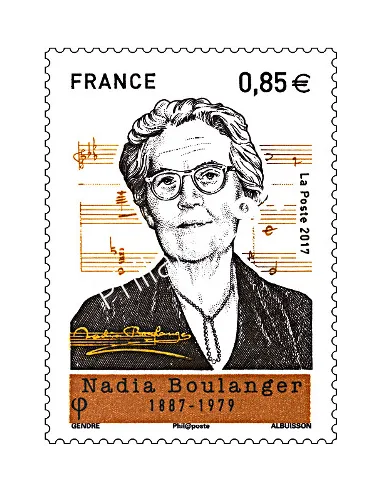 Timbre n° 5169, Nadia Boulanger,Le Baiser, timbres France