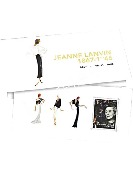 Souvenir 138 Jeanne Lanvin, timbres France