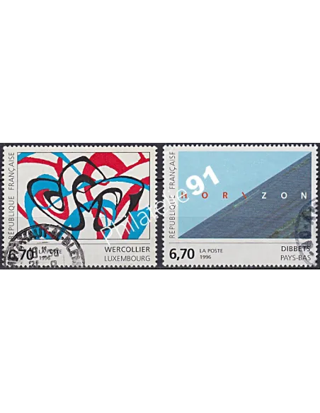 Timbre n° 2986 à 2987  oblitéré, Collection timbres France