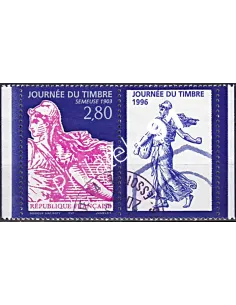 Timbre n° 2991a oblitéré, collection timbres France