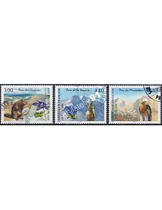 Timbre n° 2997 à 2999  oblitéré, Collection timbres France