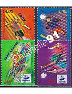 Timbre n° 3010 à 3013  oblitéré, Collection timbres France