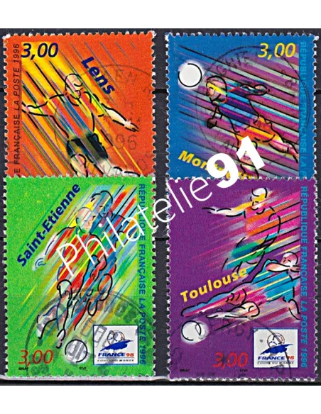 Timbre n° 3010 à 3013  oblitéré, Collection timbres France