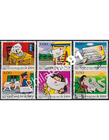 Timbre n° 3060 à 3065  oblitéré, Collection timbres France