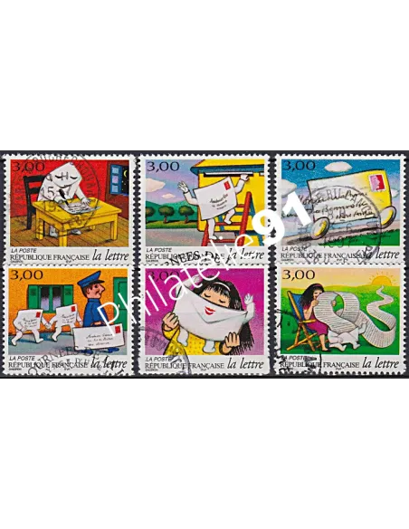 Timbre n° 3060 à 3065  oblitéré, Collection timbres France