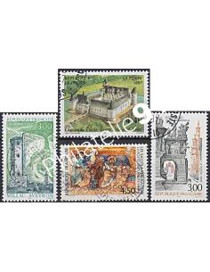 Timbre n° 3079 à 3082 oblitéré, Collection timbres France