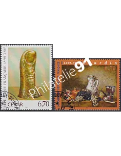Timbre n° 3104 à 3105  oblitéré, Collection timbres France