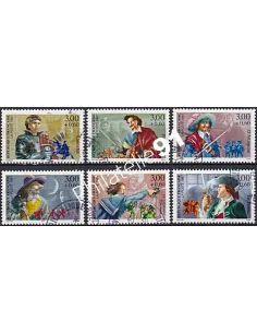 Timbre n° 3115 à 3120 oblitéré, Collection timbres France