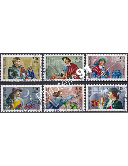 Timbre n° 3115 à 3120 oblitéré, Collection timbres France