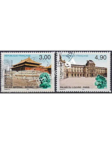 Timbre n° 3173 à 3174 oblitéré, Collection timbres France