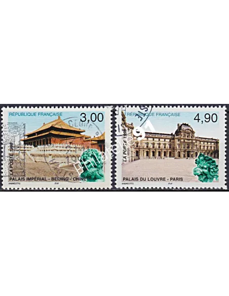 Timbre n° 3173 à 3174 oblitéré, Collection timbres France